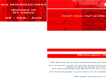 Tablet Screenshot of gxmicroscopes.com